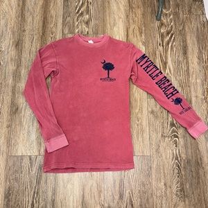Sale‼️ 2/$20 ⬇️ Men’s Collegiate size S Myrtle Beach Graphic Faded Tee